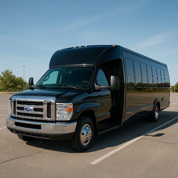 Modesto Shuttle Bus Rentals 18 Passenger Shuttle Bus