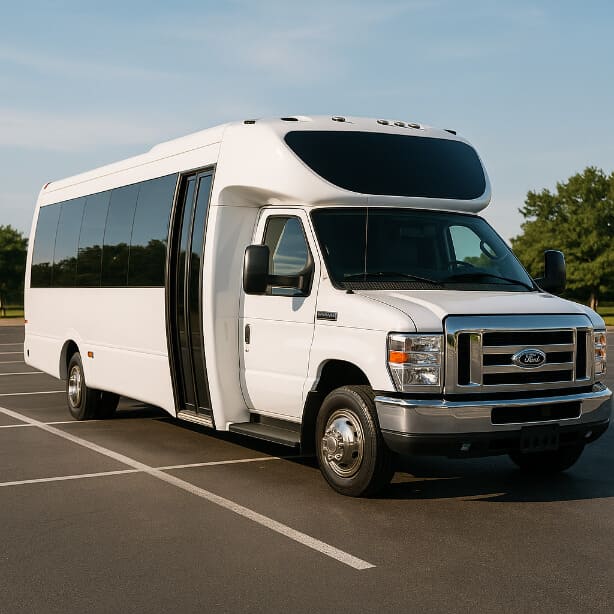 Modesto Shuttle Bus Rentals 20 Passenger Shuttle Bus