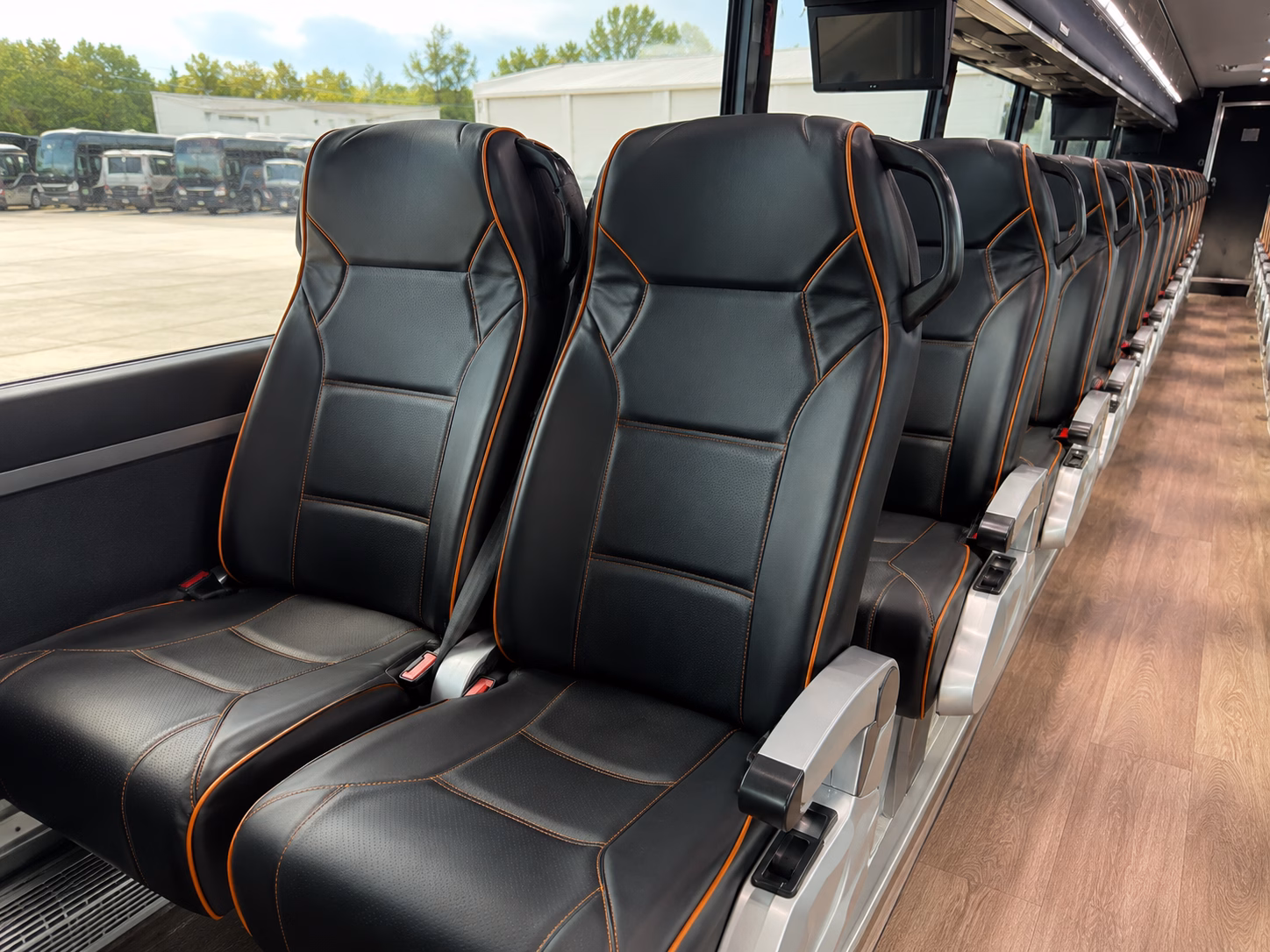 modesto construction and film crew shuttle buses